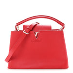 Taurillon Capucines PM Rubis