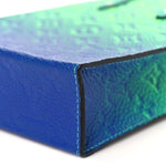 Taurillon Illusion Sac Plat XS Bleu Vert