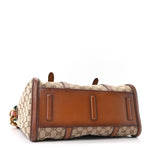 Monogram Medium Lady Web Boston Bag Beige Cuir