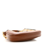 New Canvas Charisma Calfskin Crystal GG Monogram Mini Jackie 1961 Hobo Camel Ebony