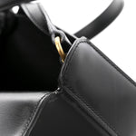 Box Calfskin Mini Voltaire Shoulder Bag Black