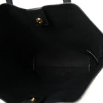 Calfskin Toy Shopping Tote Black