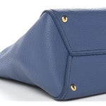 Calfskin Tote Blue