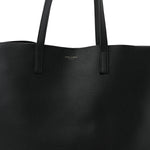 Calfskin Large Shopping Tote Black