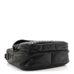 Nappa Intrecciato Messenger Bag Black