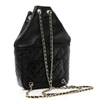 Lambskin Quilted Small In Seoul Backpack Black