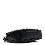Calfskin Matelasse Monogram Lou Camera Bag Black