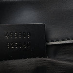 GG Supreme Monogram Web Messenger Diaper Bag Black Grey