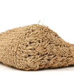 Straw Raffia Tote Natural Pink