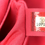 Calfskin Quilted Medium Bubbly Flap Pink