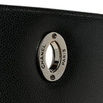 Caviar Quilted Jumbo Single Flap Black