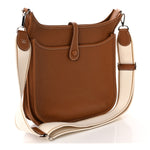 Taurillon Clemence Amazone Evelyne III PM Gold White Caramel