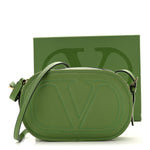 Vitello Small Logo Go Crossbody Bag Clover