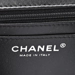 Lambskin Quilted Mini Top Handle Rectangular Flap So Black