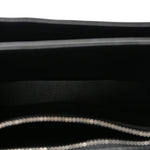 Calfskin Besace Clea Chain Triomphe Black