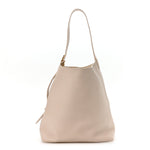 Grained Calfskin Low Key Hobo MM Limestone