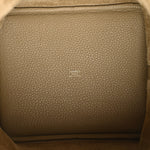 Taurillon Clemence Picotin Lock 22 MM Beige Marfa