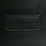 Linen Canvas Rive Gauche Zipped Pouch Black
