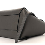 Grained Calfskin Micro Belt Bag Grey