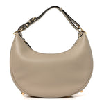 Vitello Grace Matte Small Fendigraphy Hobo Bag Nuvola