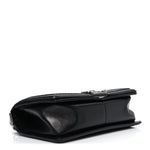 Lambskin Stitched Medium Boy Flap Black