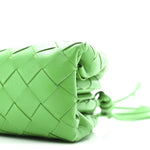 Nappa Intrecciato The Mini Pouch Clutch Parakeet