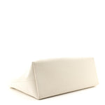Canvas Calfskin Horizontal Cabas Natural Tan