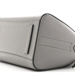 Sugar Goatskin Mini Antigona Pearl Grey