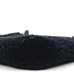 Terry Cloth Mini Re-Edition 2000 Bag Black White