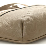 Piuma Calfskin Jumbo GG Embossed Small Belt Bag Good Taupe