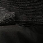 Denim Monogram Tote Bag Black