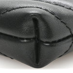 Calfskin Matelasse Mini GG Marmont Chain Bag Black