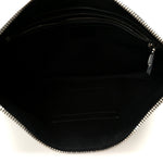 Soft GG Supreme Monogram Appia Calfskin Web East West Messenger Bag Black Grey