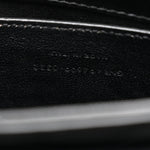 Calfskin Y Quilted Monogram Small Loulou Chain Satchel Black