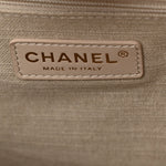 Mixed Fibers Small Deauville Tote Dark Beige