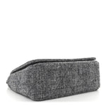 Tweed Macrocannage Medium Caro Bag Black