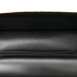 Caviar Quilted Top Handle Slim Vanity With Chain Black