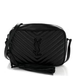 Calfskin Matelasse Monogram Monochrome Lou Camera Bag Black
