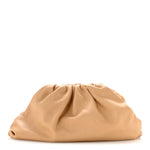 Smooth Butter Calf The Pouch Oversized Clutch Biscotto