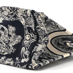 Calfskin Dioriviera Toile De Jouy Small Book Tote With Strap Blue Multicolor