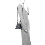 Vitello King Shiny Nappa Intreccio Petite Peekaboo I SEE U Satchel Tempesta