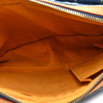 Monogram Denim Bum Bag Blue