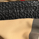 Nylon Grained Calfskin Watson Diaper Bag Black