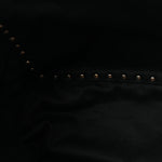 Calf Hair Feather Medium Rockstud Tote Brown