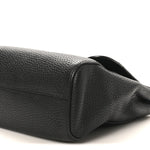 Small Classic Grain Calfskin Medium Lily Black