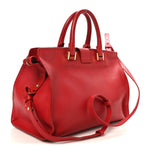 Calfskin Small Classic Y Cabas Red