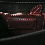 Metallic Calfskin Serpenti Forever Top Handle Rose Quartz