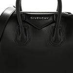 Shiny Lord Calfskin Mini Antigona Black