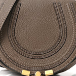 Calfskin Mini Marcie Round Crossbody Bag  Army Green