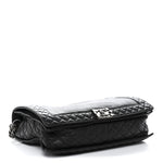 Calfskin Large Boy Reverso Flap Black